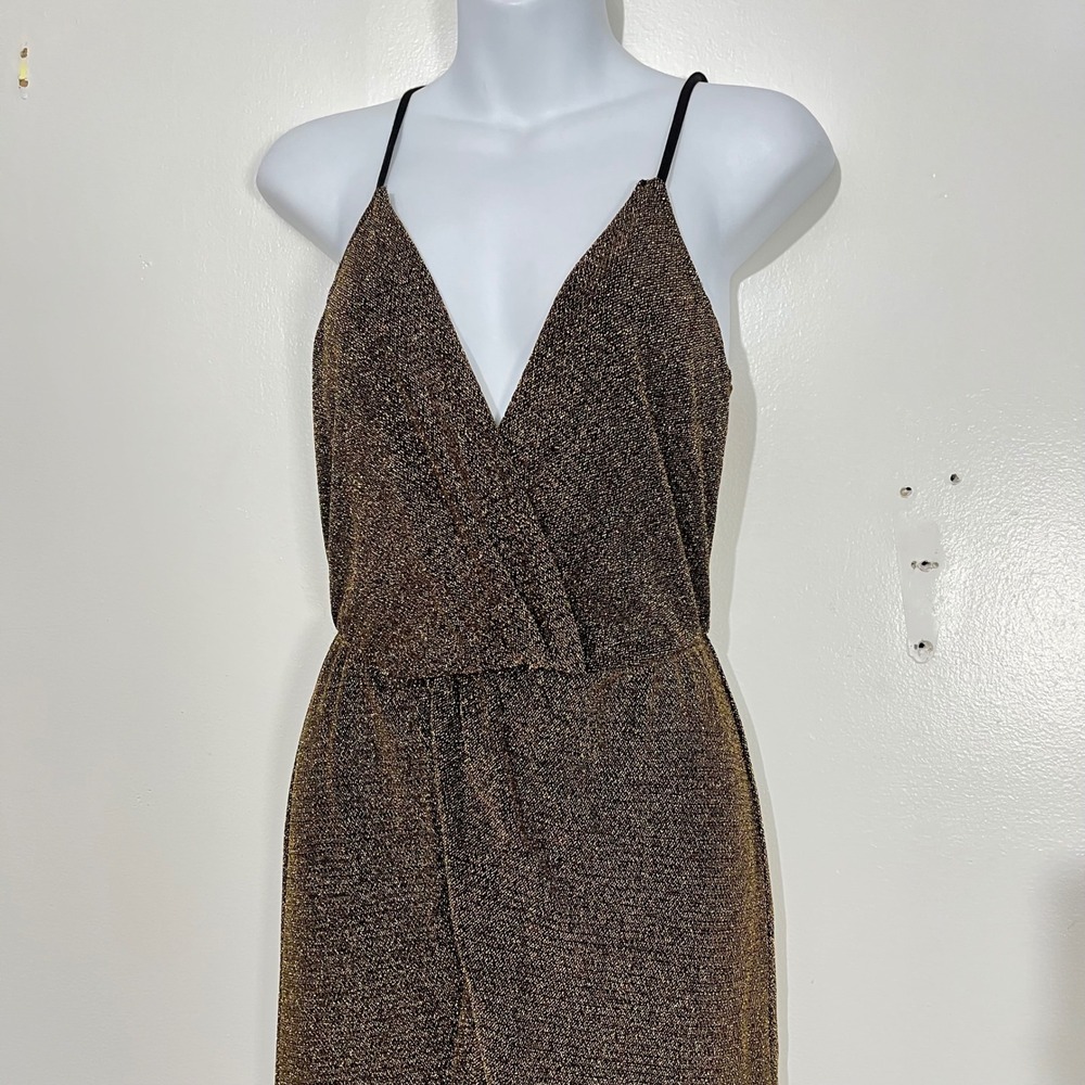 Reformation Metallic Midi Dress - Picture 3 of 8
